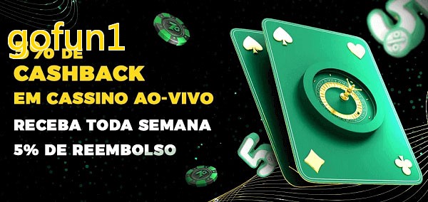 Promoções do cassino ao Vivo gofun1